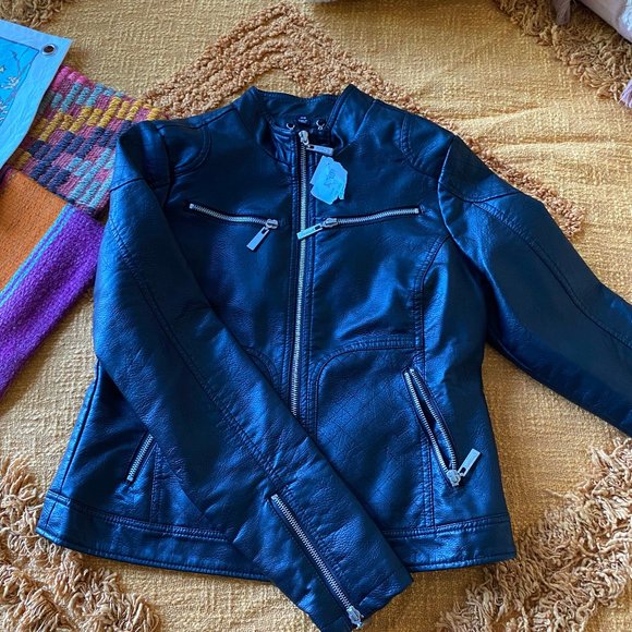 Jou Jou Jackets & Blazers - Vegan Leather Jacket